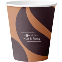 Стакан одноразовый бум. 1-сл Nice&Tasty mix 250 мл d-80 мм 50 шт/уп - фото 4