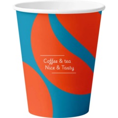 Стакан одноразовый бум. 1-сл Nice&Tasty mix 350 мл d-90 мм 50 шт/уп - фото 5