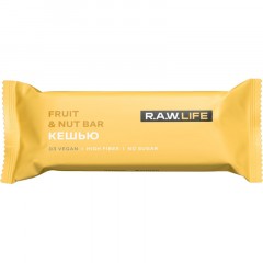 Батончик R.A.W.LIFE орехово-фруктовый Кешью, 47гx 15шт/уп - фото 2