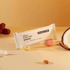 Батончик R.A.W.LIFE орехово-фруктовый Кокос, 47гx15шт/уп - фото 4