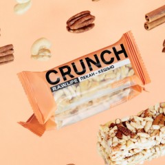 Батончик R.A.W.LIFE орехово-фруктовый CRUNCH Пекан-Кешью, 30гx12шт/уп - фото 4