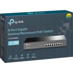 Коммутатор TP-Link TL-SG1008MP (L2) 8x1Гбит/с 8PoE+ 126W неуправляемый - фото 4