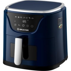 Аэрогриль BRAYER 2036BR,1500 Вт,5л, t.200С,съем.реш,таймер,LCD-дисп,7 прогр - фото 2