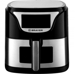 Аэрогриль BRAYER 2037BR,1500Вт,5л,t.200С,съем.реш,таймер,LCD-дисп,7 прогр