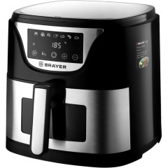 Аэрогриль BRAYER 2037BR,1500Вт,5л,t.200С,съем.реш,таймер,LCD-дисп,7 прогр - фото 2