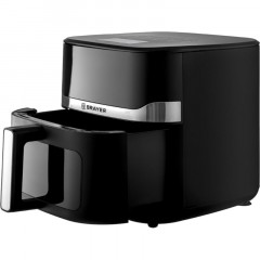 Аэрогриль BRAYER 2040BR,1800Вт,10л,t.200С,съем.реш,таймер,LCD-дисп,12прогр - фото 4