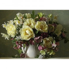 Календарь настенный 3-х блочный 2026 Букеты 340х820мм, 4 постера - фото 4