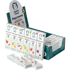 Пастила Apple Food слив_барб_гр_абр_клуб_лес.яг_виш_ябл (960г) 40гx24шт/уп - фото 3