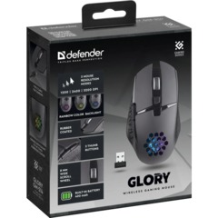 Мышь компьютерная Defender Glory GM-514 черн,LED,7D,400мАч,3200dpi (52514) - фото 8