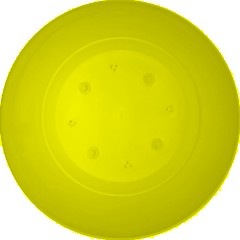 Горшок для цветов Flora 3,2л с поддоном (белый), 231600829/00 - фото 2