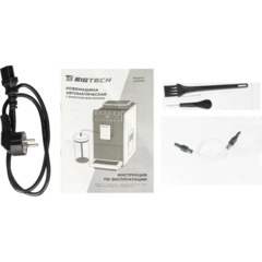 Кофемашина автоматическая BigTech KСМ305,с емк для м-ка,1,2л,зерн 250г,черн - фото 9