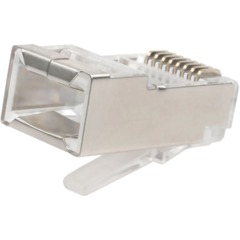 Вилка Cablexpert RJ-45 (8P8C) PLUG5SP кат5e экр, 30 микрон, (100 шт.), пак - фото 4