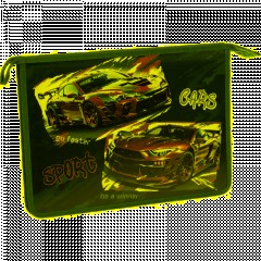 Папка для тетрадей Спорткары, А4,молн.,пласт.,88445 - фото 3