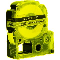 Картридж S'OK C53S654015 (LK4TBW) цв.лент:проз,шрифт черн.12мм/8м пов.клей - фото 2