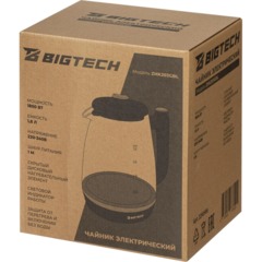 Чайник BigTech ZHK203GBL, черный 1,8 л, стекло - фото 8