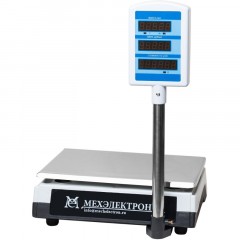 Весы торговые Мехэлектрон-М ВР4900-15-2Д-СДБ 05 до 15 кг,LЕD, со стойкой - фото 2