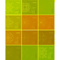 Календарь-домик настольный 2026 Attache, Орнамент, 120х110 - фото 4