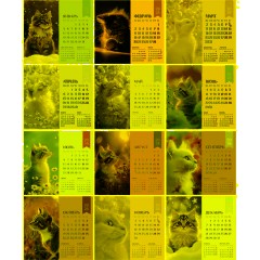 Календарь-домик настольный 2026 Atache, Котенок, 120х110 - фото 4