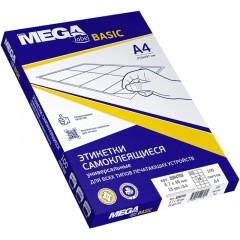 Этикетки самоклеящиеся ProMEGA Label BASIC 67х46мм, 18шт на листА4, 100л/уп Этикетки самоклеящиеся ProMEGA Label BASIC 67х46мм, 18шт на листА4, 100л/уп - фото 2