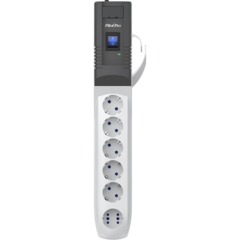 Сетевой фильтр PILOT PRO USB (6р/7м/10А/USB/серый) v23 - фото 4
