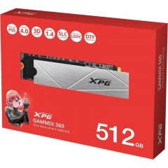 SSD накопитель ADATA GAMMIX S60 512GB M.2 NVMe PCIe4x4(AGAMMIXS60-512G-CS) - фото 4