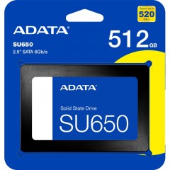 SSD накопитель ADATA SU650 2.5 SATA 512GB(ASU650SS-512GT-R) - фото 4