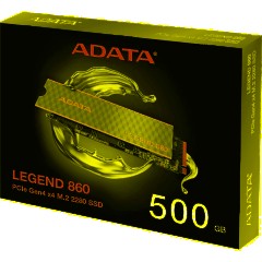 SSD накопитель ADATA LEGEND 860 500GB M.2 PCIe4.0x4(SLEG-860-500GCS) - фото 4