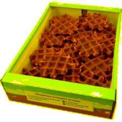 Вафли Молочная вафелька Ванюшкины сладости дет.пит. 1кг/уп - фото 2