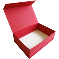 Набор подарочных коробок 2в1 на магните РОГОЖКА 250x170x70красн,Д10303П.280 - фото 2