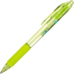 Ручка шариковая автомат. Deli EQ057-BL,син,пулев.нак,0,7мм,рез.грип,4цв.асс - фото 3