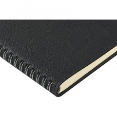 Ежедневник недатированный А5 ALBA черный, 136л 3-783/01 - фото 3