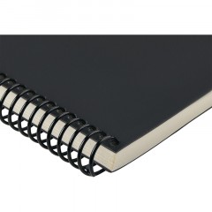 Ежедневник недатированный А5 AGENDA на спирали, черный, 128л 3-746/01 - фото 2