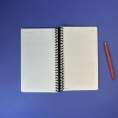 Ежедневник недатированный А5 AGENDA на спирали, черный, 128л 3-746/01 - фото 7