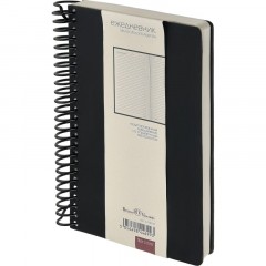 Ежедневник недатированный А5 AGENDA на спирали, черный, 128л 3-746/01 - фото 15