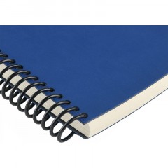 Ежедневник недатированный А5 AGENDA на спирали, синий, 128л 3-746/02
