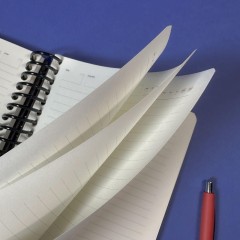 Ежедневник недатированный А5 AGENDA на спирали, синий, 128л 3-746/02 - фото 7