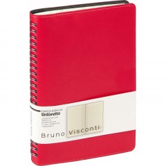 Ежедневник недатированный A5 TINTORETTO красный, 136л 3-608/06