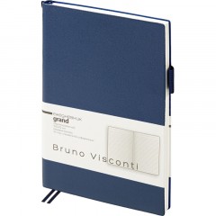 Ежедневник недатированный А5 GRAND темно-синий, 128л 3-774/05