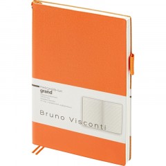 Ежедневник недатированный А5 GRAND оранжевый, 128л 3-774/09
