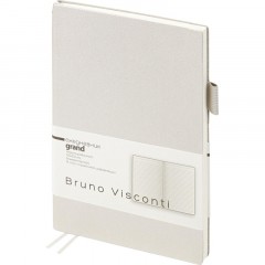 Ежедневник недатированный А5 GRAND серебро, 128л 3-774/12