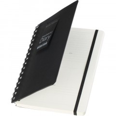 Ежедневник недатированный А5 PRAGMATIC на гребне, черный, 128л 3-748/04 - фото 7