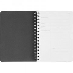 Ежедневник недатированный А5 PRAGMATIC на гребне, черный, 128л 3-748/04 - фото 8