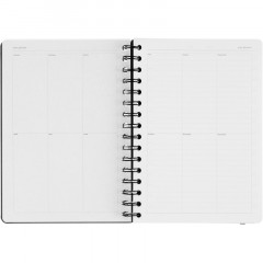 Ежедневник недатированный А5 PRAGMATIC на гребне, черный, 128л 3-748/04 - фото 9