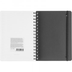 Ежедневник недатированный А5 PRAGMATIC на гребне, черный, 128л 3-748/04 - фото 11