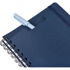 Ежедневник недатированный А5 PRAGMATIC на гребне, темно-синий 128л 3-748/03 - фото 3