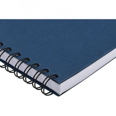 Ежедневник недатированный А5 PRAGMATIC на гребне, темно-синий 128л 3-748/03 - фото 5