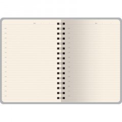 Ежедневник недатированный А5 PRAGMATIC на гребне, темно-синий 128л 3-748/03 - фото 7