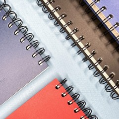 Ежедневник недатированный А5 PRAGMATIC на гребне, темно-синий 128л 3-748/03 - фото 8