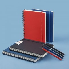 Ежедневник недатированный А5 PRAGMATIC на гребне, темно-синий 128л 3-748/03 - фото 13