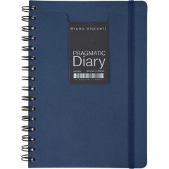 Ежедневник недатированный А5 PRAGMATIC на гребне, темно-синий 128л 3-748/03 - фото 17